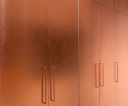 Metalli Copper Crumble Finish - Doors